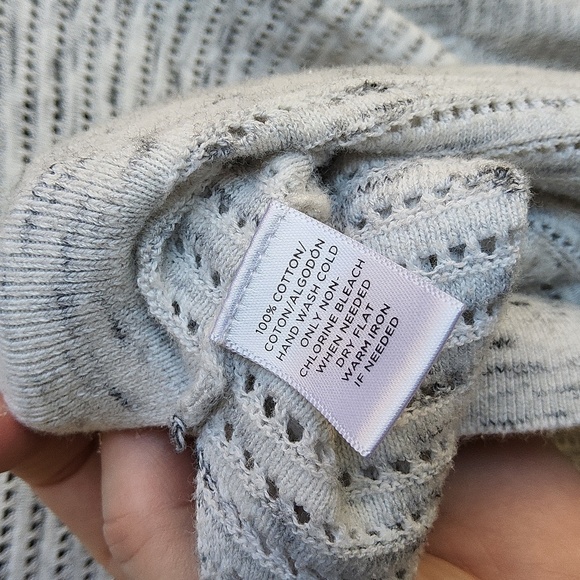 Loft Grey & White Cardigan Size XXL - Picture 8 of 8